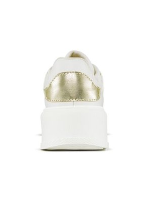 Tenis Sidny Blanco-Oro Para Mujer Croydon