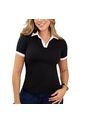 Blusa Polo Luisa Negro Croydon Para Mujer de Croydon