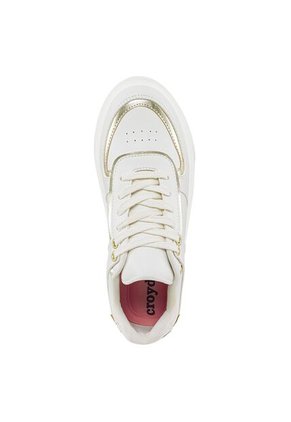 Tenis Sidny Blanco-Oro Para Mujer Croydon