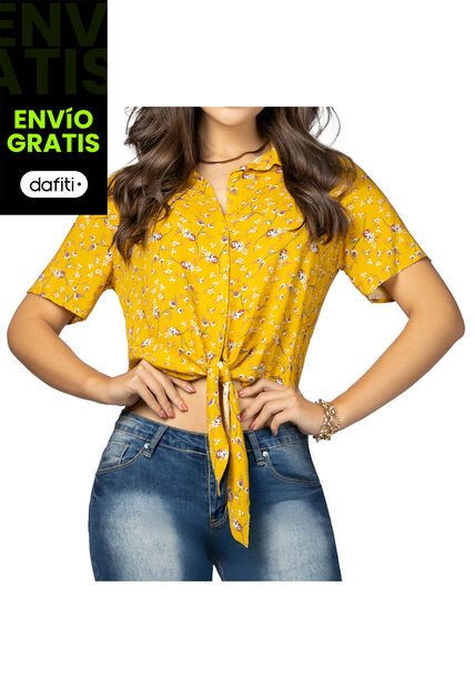 Blusa Aida Amarillo Para Mujer Croydon