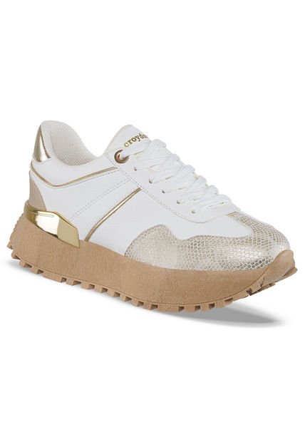 Tenis Urbanos Letizia Blanco-Oro Para Mujer Croydon