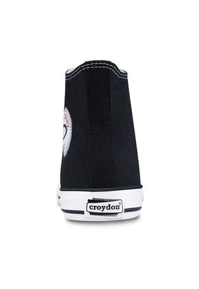 Tenis Discovery Alto Negro Para Hombre Y Mujer Croydon