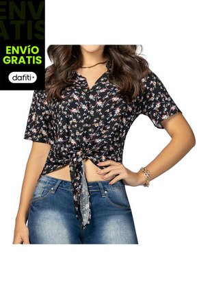 Blusa Aida Negro Para Mujer Croydon