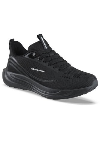 Tenis Running Peko Negro-Negro Croydon Para Mujer Croydon