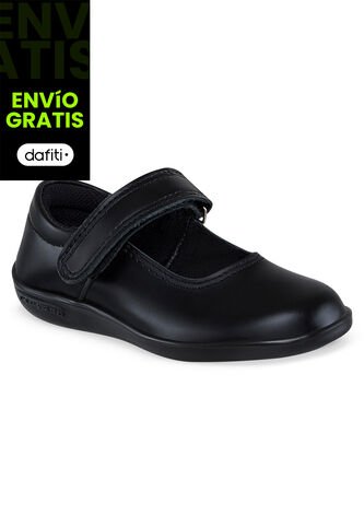 Zapatos Escolares Mafalda Negro Para Niña Croydon Croydon