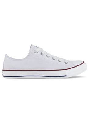 Tenis Discovery Bajo Blanco-Rojo Para Hombre Y Mujer Croydon