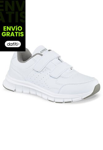 Tenis Escolares Skoler V Blanco Para Niña Y Niño Croydon Croydon