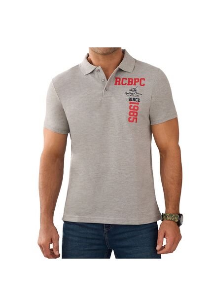 Camiseta Polo Gabriel Gris Croydon Para Hombre