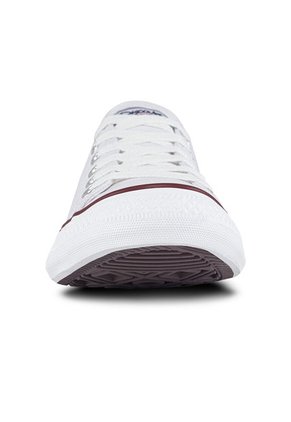 Tenis Discovery Bajo Blanco-Rojo Para Hombre Y Mujer Croydon