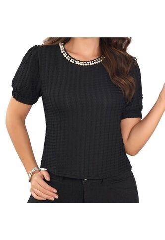 Blusa Amal Negro Croydon Para Mujer Croydon