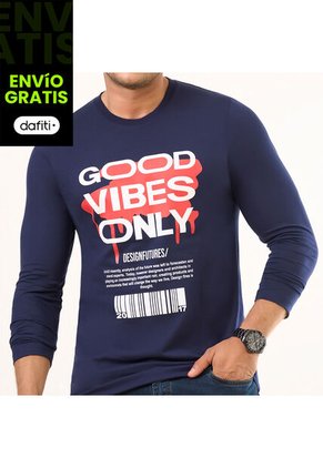 Camibuzo Adan Azul Osc Para Hombre Croydon