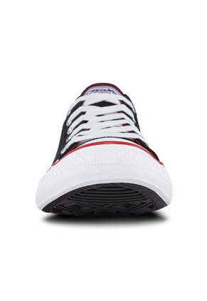 Tenis Discovery Bajo Negro-Rojo Para Hombre Y Mujer Croydon