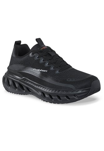 Tenis Running Rulas Negro-Negro Croydon Para Hombre Croydon