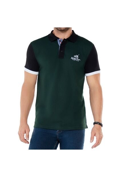 Camiseta Polo Joel Verde Croydon Para Hombre