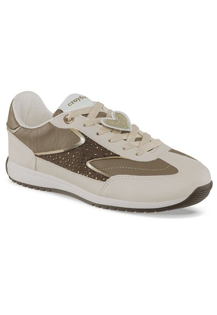 Tenis Urbanos Zuleika Beige-Café Croydon Para Mujer