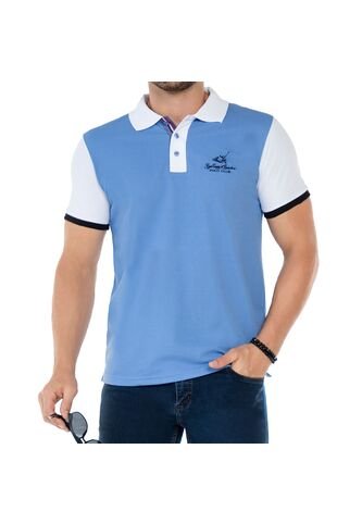 Camiseta Polo Joel Azul Croydon Para Hombre Croydon