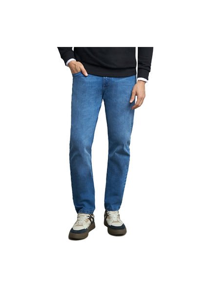 Jean Leo Azul Marino Para Hombre Croydon