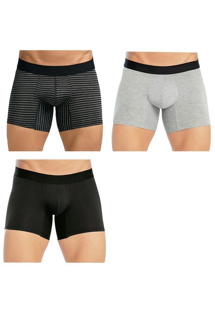 Boxer Sebastian Pack X3 M.Color Para Hombre Croydon