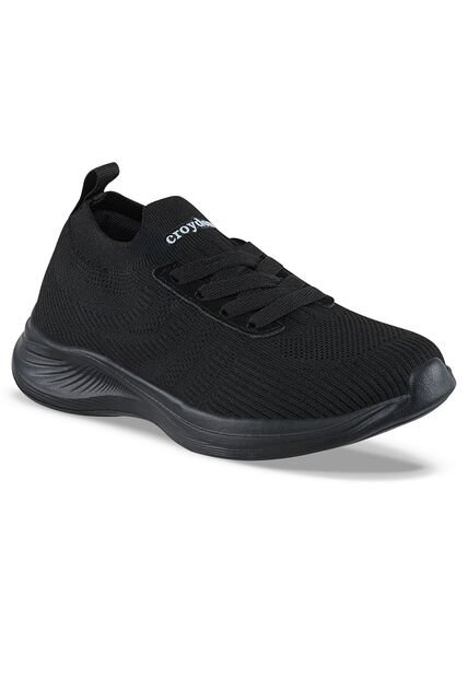 Tenis Para Caminar Stash Negro-Negro Croydon Para Mujer