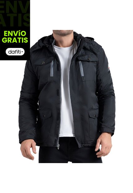 Chaqueta Jou Negro Para Hombre Croydon