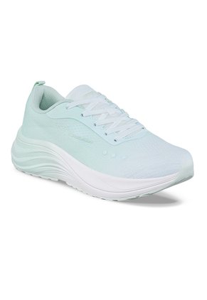 Tenis Running Wibo Blanco-Verde Croydon Para Mujer