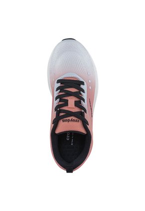 Tenis Running Wibo Blanco-Coral Croydon Para Mujer