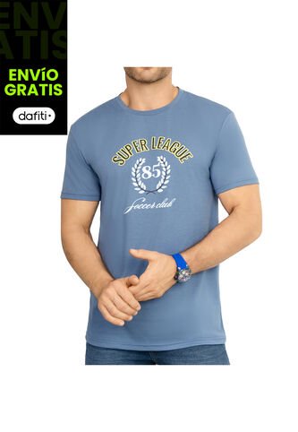 Camiseta Jorge Azul Para Hombre Croydon Croydon