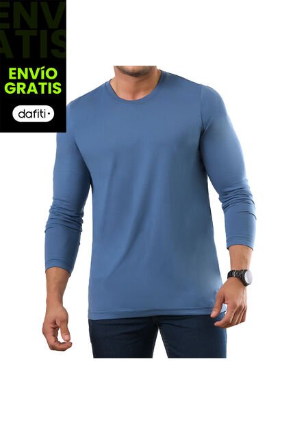 Camibuzo Omar Azul Para Hombre Croydon