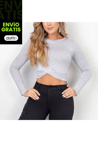Blusa Monika Gris Para Mujer Croydon Croydon