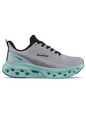 Tenis Running Wetzy Gris-Agua Para Mujer Croydon