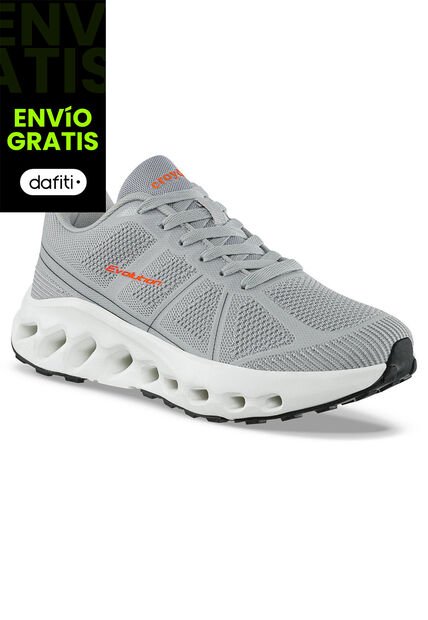 Tenis Running Garyk Gris Croydon Para Hombre