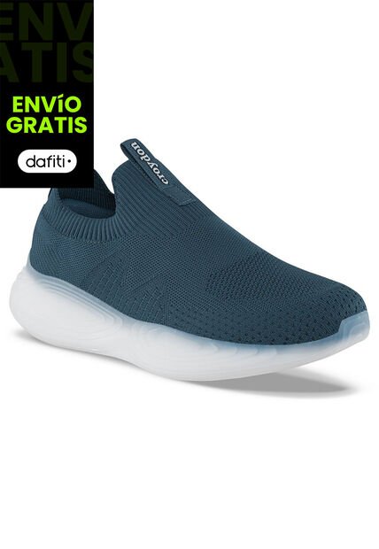 Tenis Para Caminar Shimin Azul Osc Croydon Para Hombre