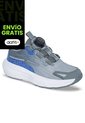 Tenis Running Rozoc Gris-Agua Croydon Para Niño de Croydon
