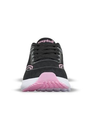 Tenis Running Sotta Negro-Rosa Para Niña Croydon