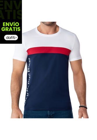 Camiseta Go Azul Osc Para Hombre Croydon Croydon