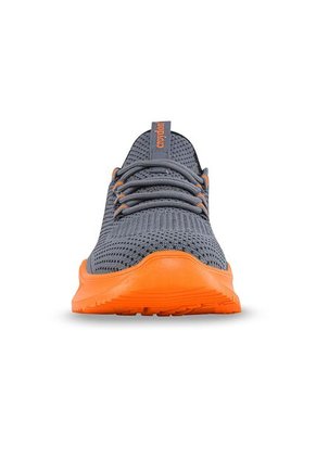 Tenis Running Wuwa Gris-Naranja Para Hombre Croydon