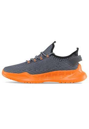 Tenis Running Wuwa Gris-Naranja Para Hombre Croydon
