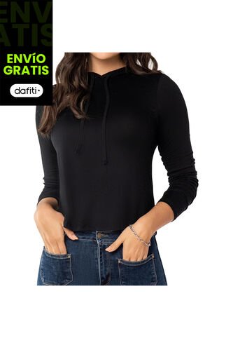 Buzo Melina Negro Para Mujer Croydon Croydon