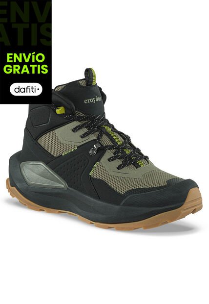 Botas Trekking Jupelo Verde Osc Croydon Para Hombre