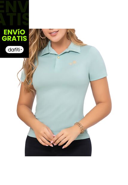 Blusa Polo Andrea Verde Para Mujer Croydon