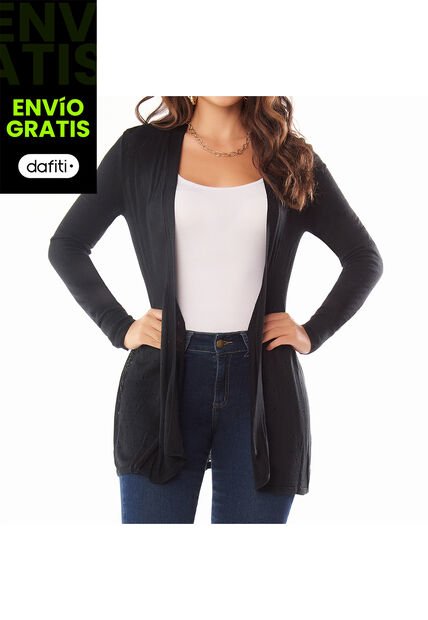 Saquillo Luna Negro Para Mujer Croydon