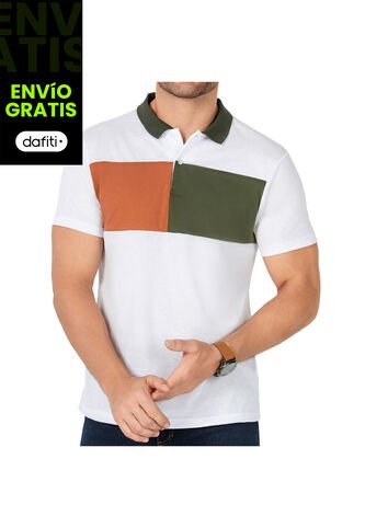 Camiseta Polo Julio Blanco Para Hombre Croydon Croydon
