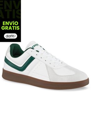 Tenis Pinal Blanco-Verde Para Hombre Croydon