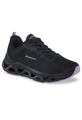 Tenis Running Hazer Negro Croydon Para Mujer