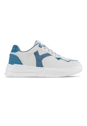 Tenis Casuales Cezor Blanco-Azul Croydon Para Mujer