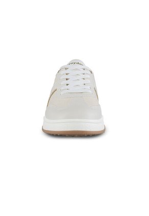 Tenis Urbanos Eglet Beige-Oro Croydon Para Mujer