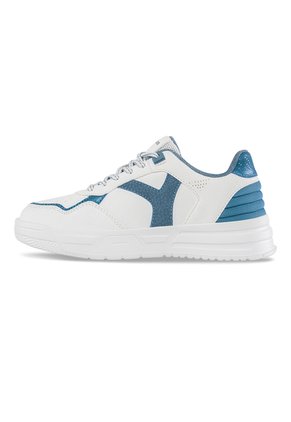 Tenis Casuales Cezor Blanco-Azul Croydon Para Mujer