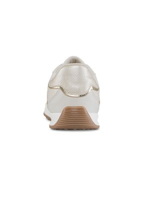 Tenis Urbanos Eglet Beige-Oro Croydon Para Mujer