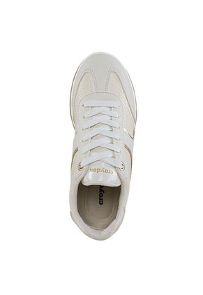 Tenis Urbanos Eglet Beige-Oro Croydon Para Mujer