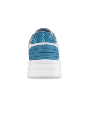 Tenis Casuales Cezor Blanco-Azul Croydon Para Mujer
